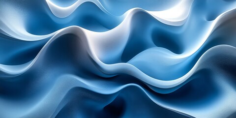 Obraz premium Organic Abstract Composition Featuring Flowing Curves
