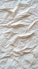 Obraz premium Abstract Wrinkled Fabric Texture: A Study in Cream Tones