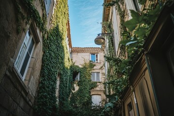 Fototapeta premium narrow street in the old town
