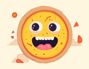 Vector Pizza Illustration - Cartoon Illustrations