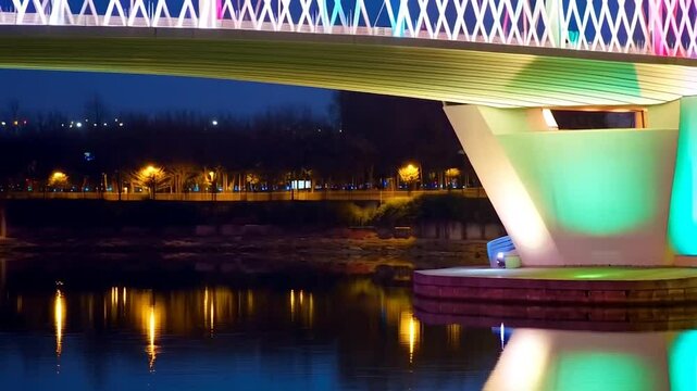 Timeless Daejeon: Expo Bridge and its Vibrant Reflection

