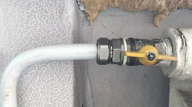How to adjust a water valve in a plumbing system