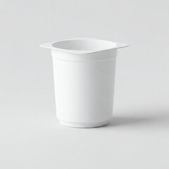 white plastic cup for yoghurt