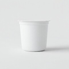 plastic yoghurt cup mockup