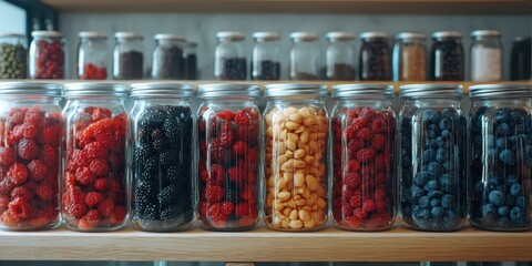 Sugar-free swaps like fruit-based desserts and labeled jars : holistic nutrition theme
