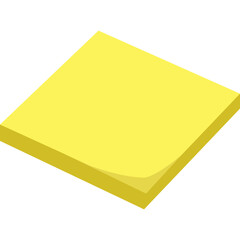 Blank Sticky Note