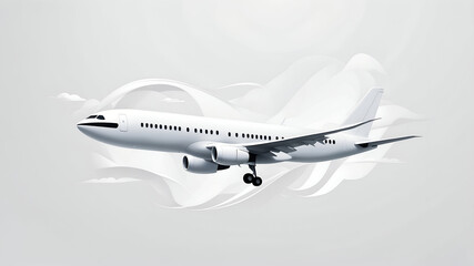 airplane flying over the clouds