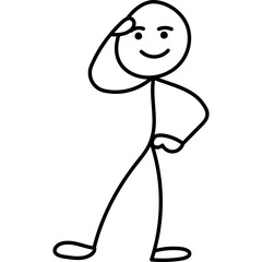 Hand Drawn Stick Man