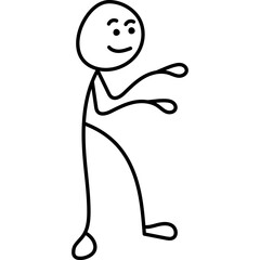 Hand Drawn Stick Man