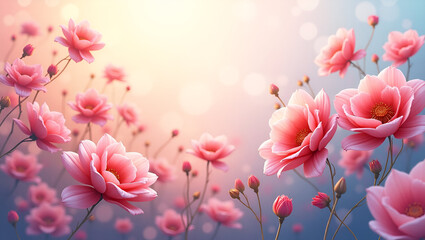 "Blush Bloom: Spring’s Embrace in Petals"