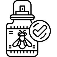 Honey Spray Icon Vector Element
