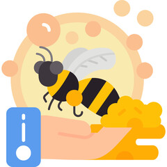Bee Soap Icon Vector Element