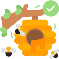 Honeycomb Icon Vector Element