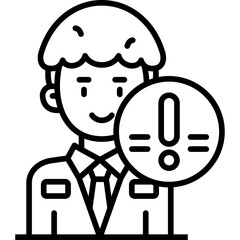 Warning Icon Vector Element