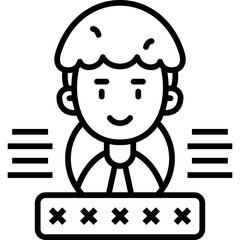 User login Icon Vector Element