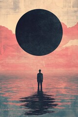 A minimal and mysterious illustration