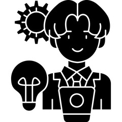 Idea Setting Icon Vector Element