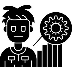 Management Icon Vector Element