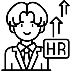 Human Resources Icon Vector Element