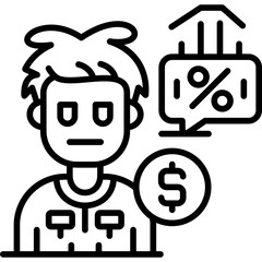 Commission Icon Vector Element