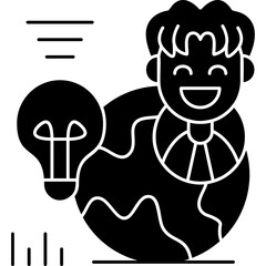 Worldwide Icon Vector Element