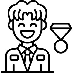 Groom Icon Vector Element