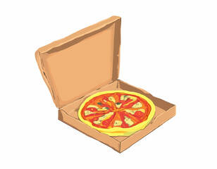 Pizza Vector Illustrations