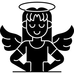 Angel Icon Vector Element