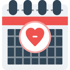 Valentines Date Icon Vector Element