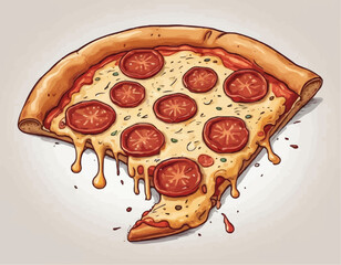 Pizza Vector Illustrations
