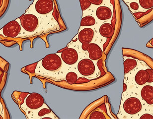 Pizza Vector Illustrations