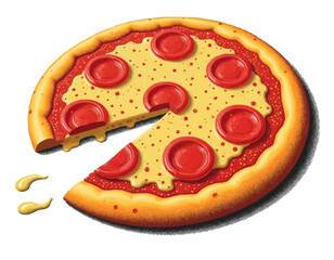 Pizza Vector Illustrations