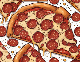 Pizza Vector Illustrations