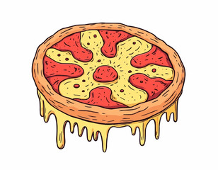 Pizza Vector Illustrations