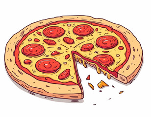 Pizza Vector Illustrations