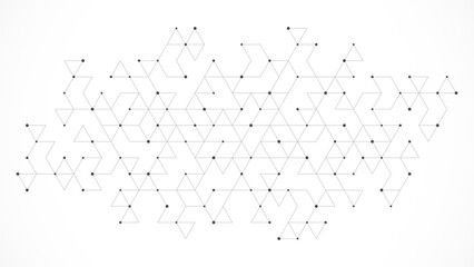 Creative idea of modern design with abstract geometric background. Minimalistic vector texture with linear pattern