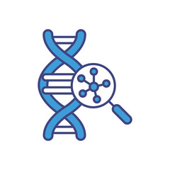 Fototapeta premium Biomarker Insights Icon vector stock illustration