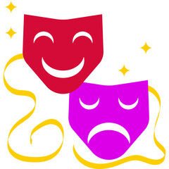 Comedy Mask Element