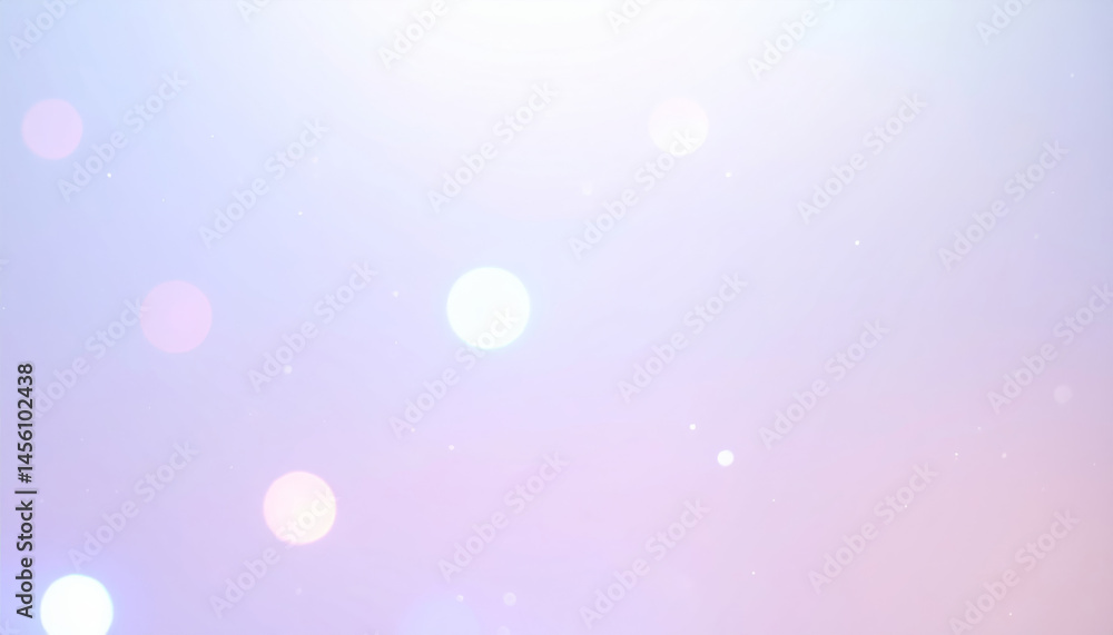 Wall mural ethereal light particles float in soft pastel haze, creating magical and glittering texture that evo
