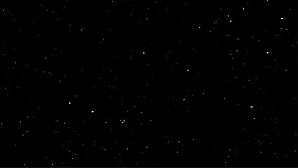 Abstract black white snow texture on black background