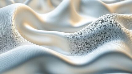 White and silver curtain silk fabric