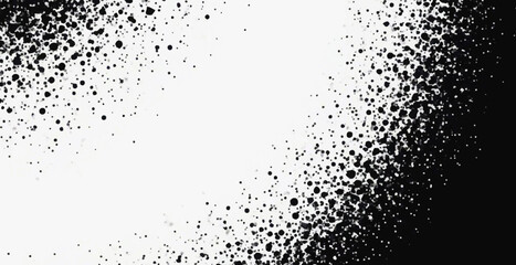 Abstract white and black halftone background vector
