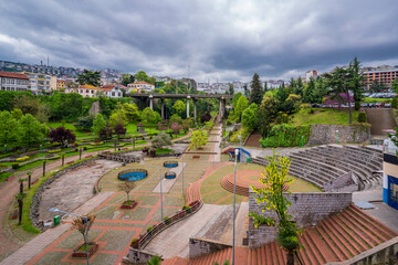 The Ortahisar District view in Trabzon City of Turkey