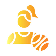 Obraz premium athlete Gradient icon