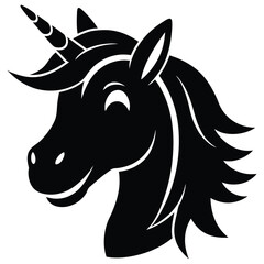 magical unicorn face design