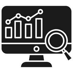 Data Analysis Glyph Icon