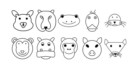 Animal Face Line