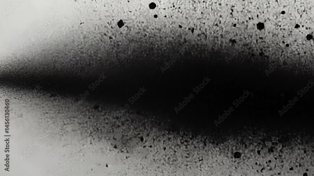 Poster abstract black particles explosion on white background creating an artistic effect