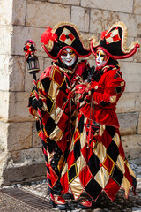 Couple of Jesters- Annecy Venetian Carnival 2013