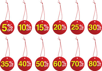 Set of Promotional Tag Stickers Mega Bundle Pack for Top Sale Offers